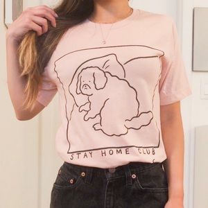 Stay Home Official “Stay Home Club” Introvert Tee